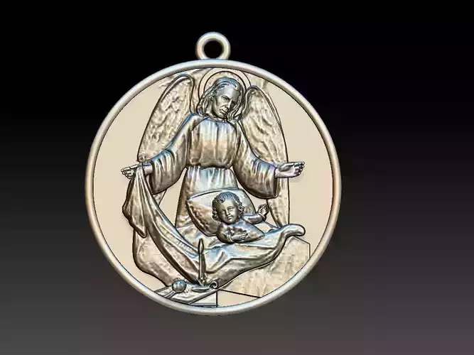 Guardian Angel Anjo da Guarda 3D print model