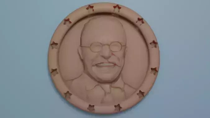 Teddy Roosevelt 3D print model