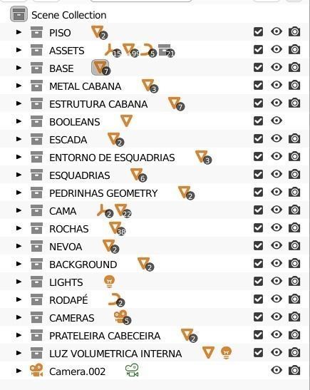 Modern Cabin V2 Low-poly 3D model_29