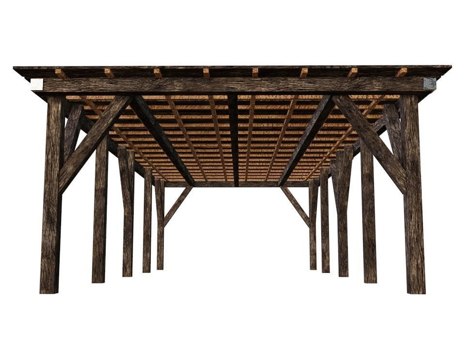 Modern Cabin V2 Low-poly 3D model_25