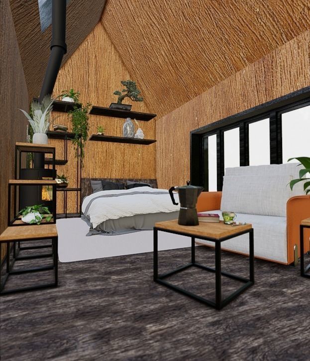 Modern Cabin V2 Low-poly 3D model_21