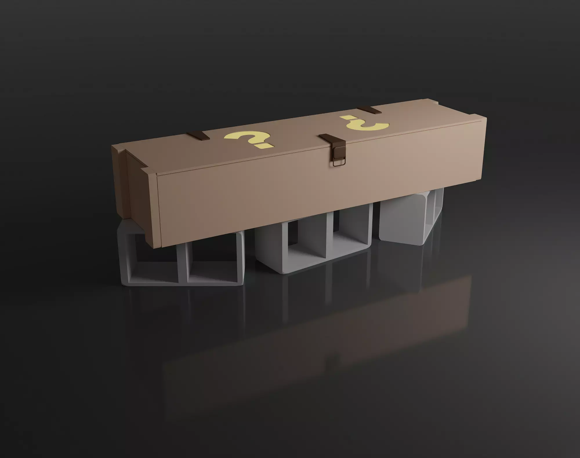 Zombies Mystery Box 3D model
