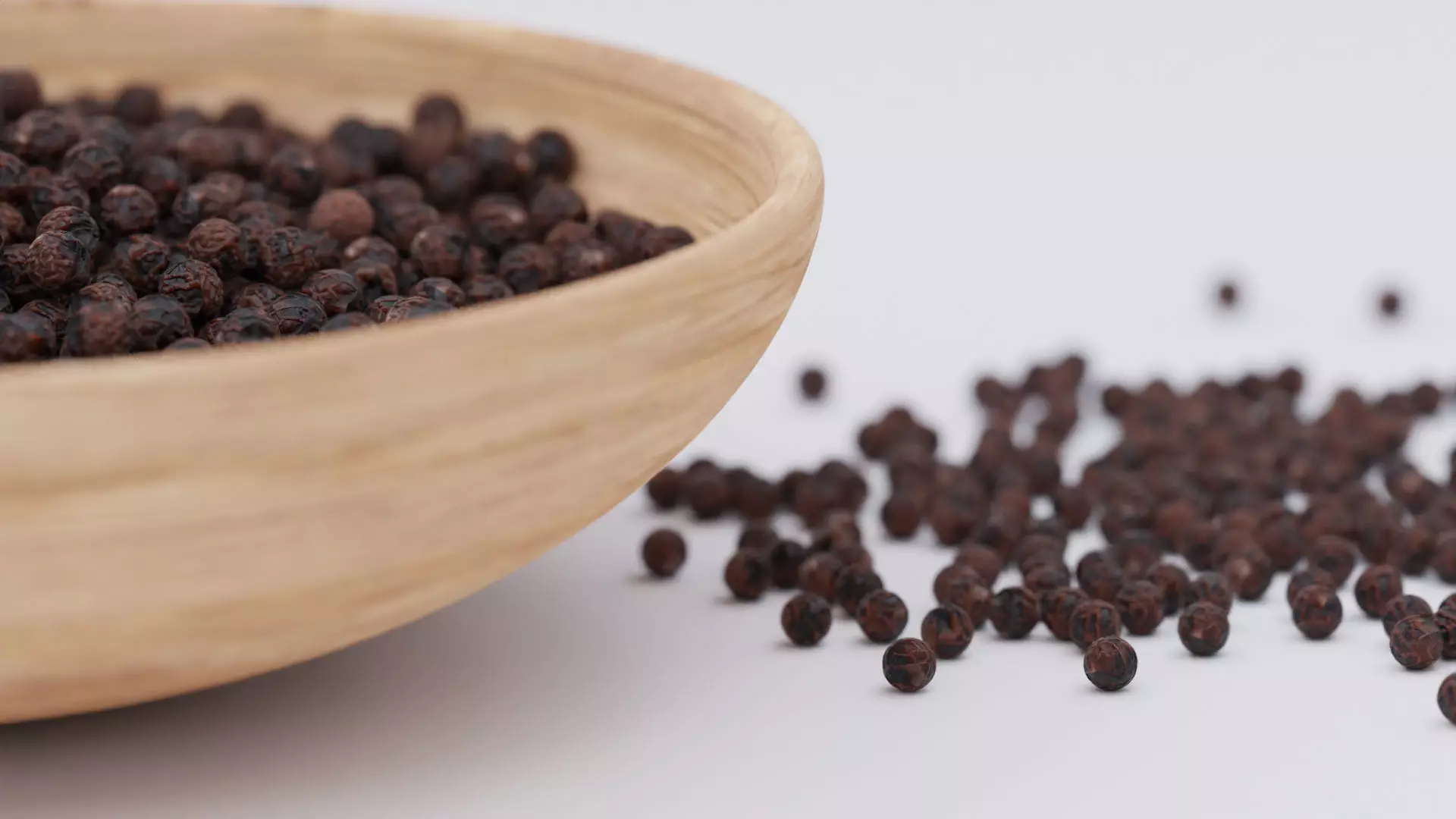 Black Pepper High poly Free 3D model