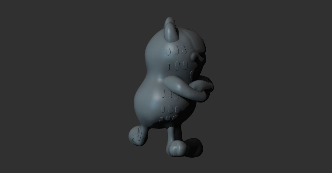Garfield sculpture for 3D printing  3D print model_12