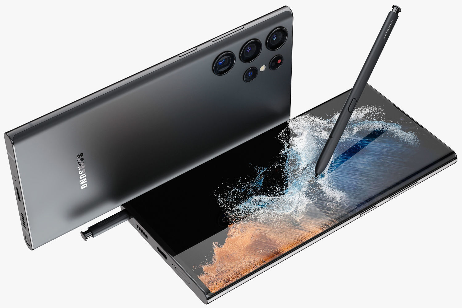 Samsung Galaxy Tab S8 and Galaxy S22 Collection 3D model_47