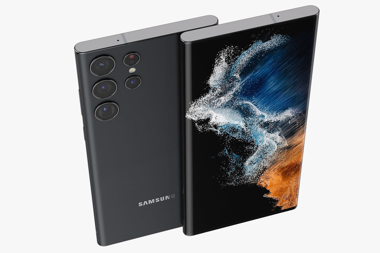 Samsung Galaxy Tab S8 and Galaxy S22 Collection 3D model_35