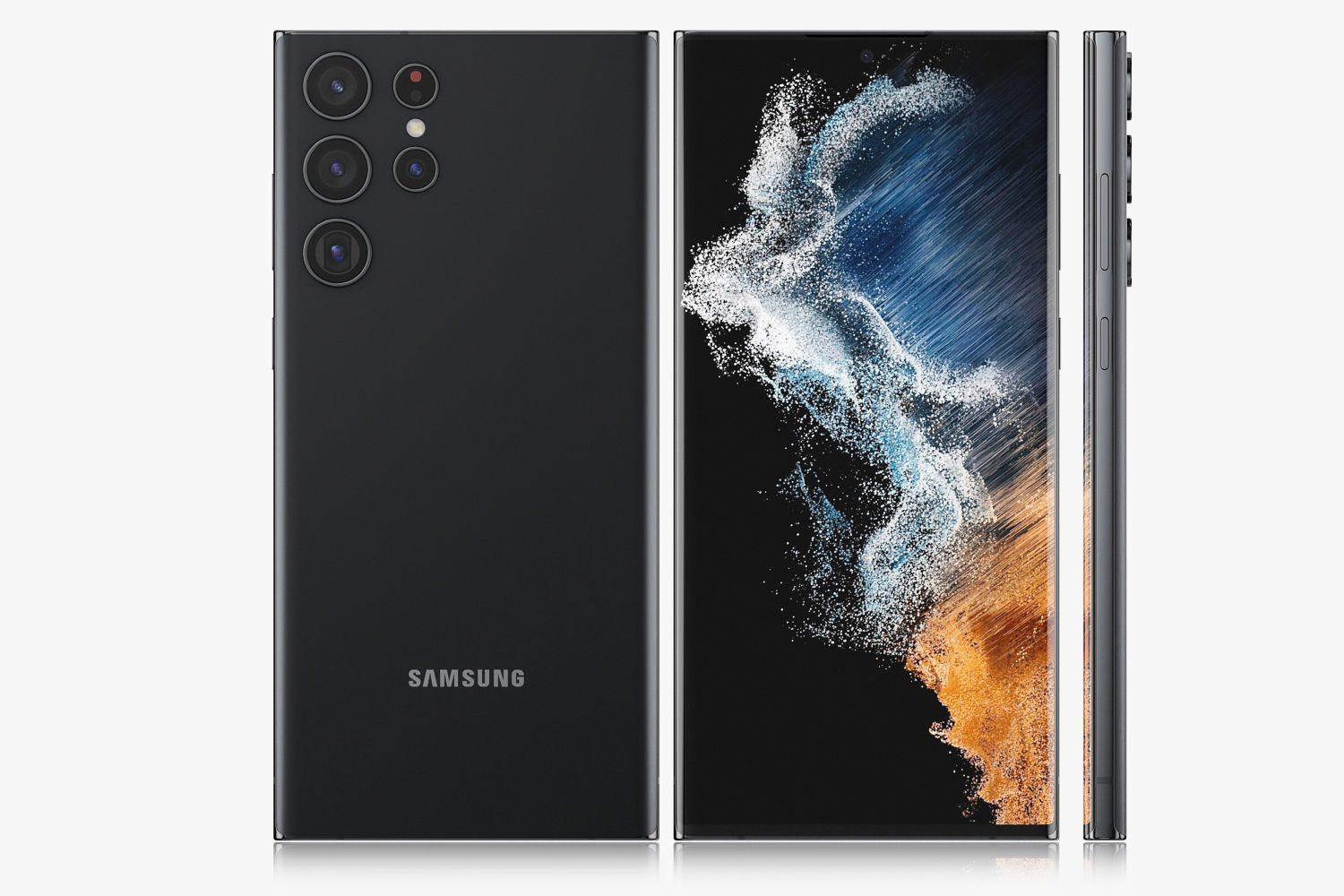 Samsung Galaxy Tab S8 and Galaxy S22 Collection 3D model_34