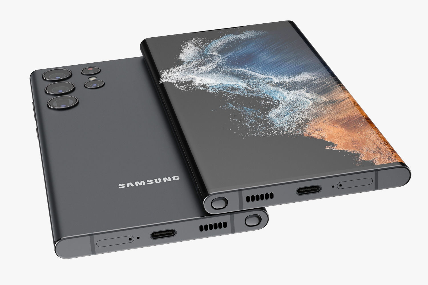 Samsung Galaxy Tab S8 and Galaxy S22 Collection 3D model_50