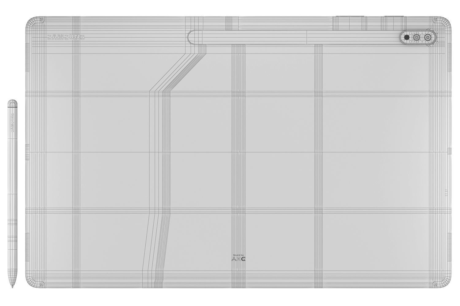 Samsung Galaxy Tab S8 and Galaxy S22 Collection 3D model_93
