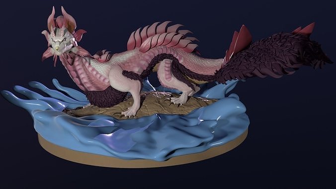 Mizutsune - Monster Hunter 3D print model
