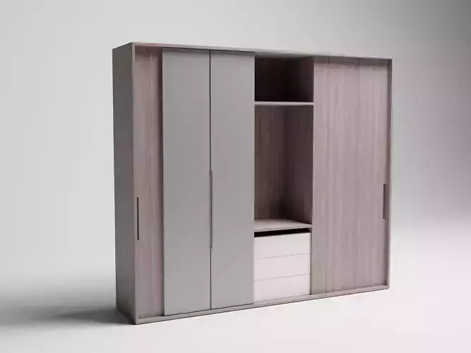  minimalist wooden wardrobe