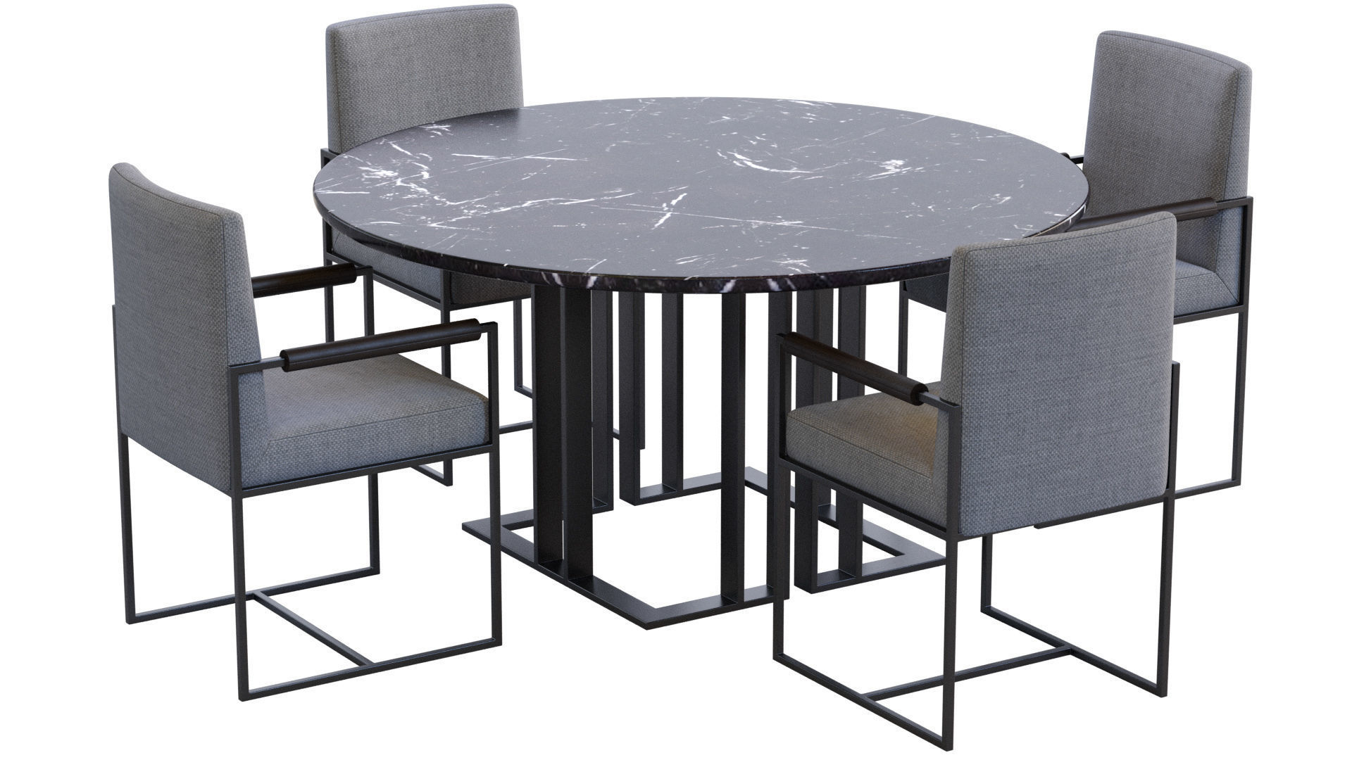 Charlie Table by Meridiani 3D model_4