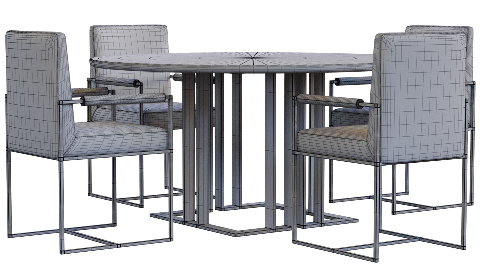 Charlie Table by Meridiani 3D model_5
