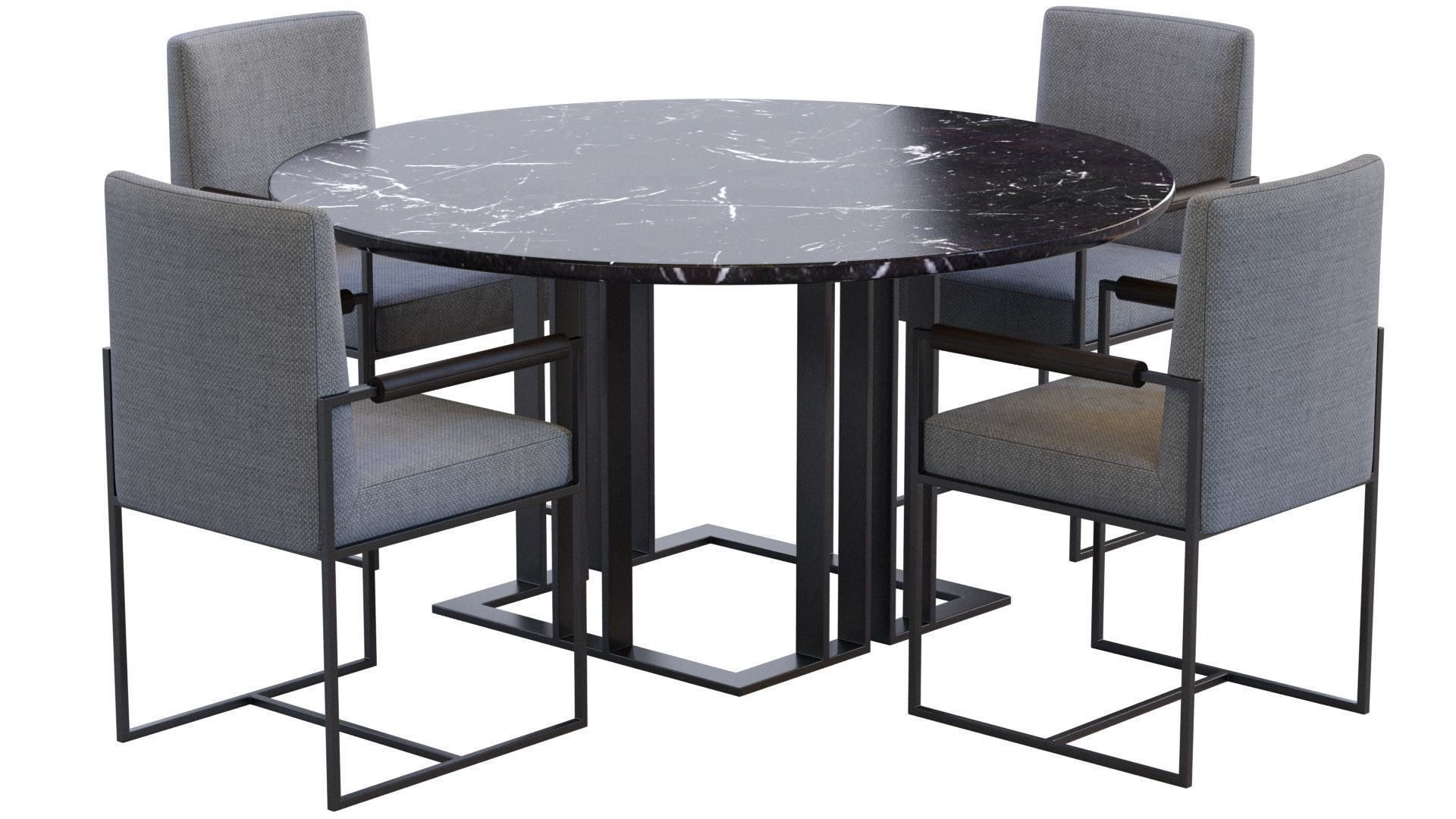 Charlie Table by Meridiani 3D model_1