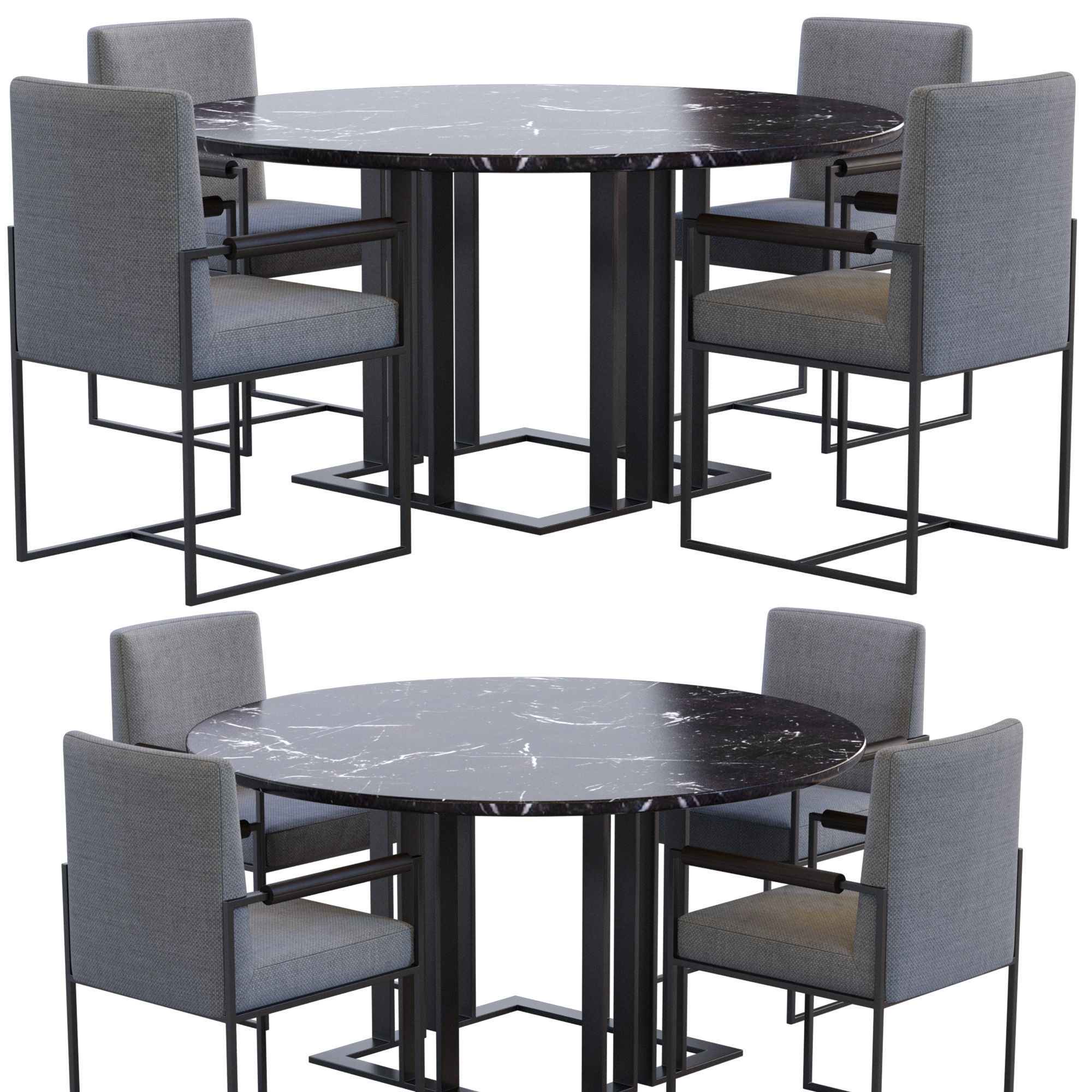 Charlie Table by Meridiani 3D model_6