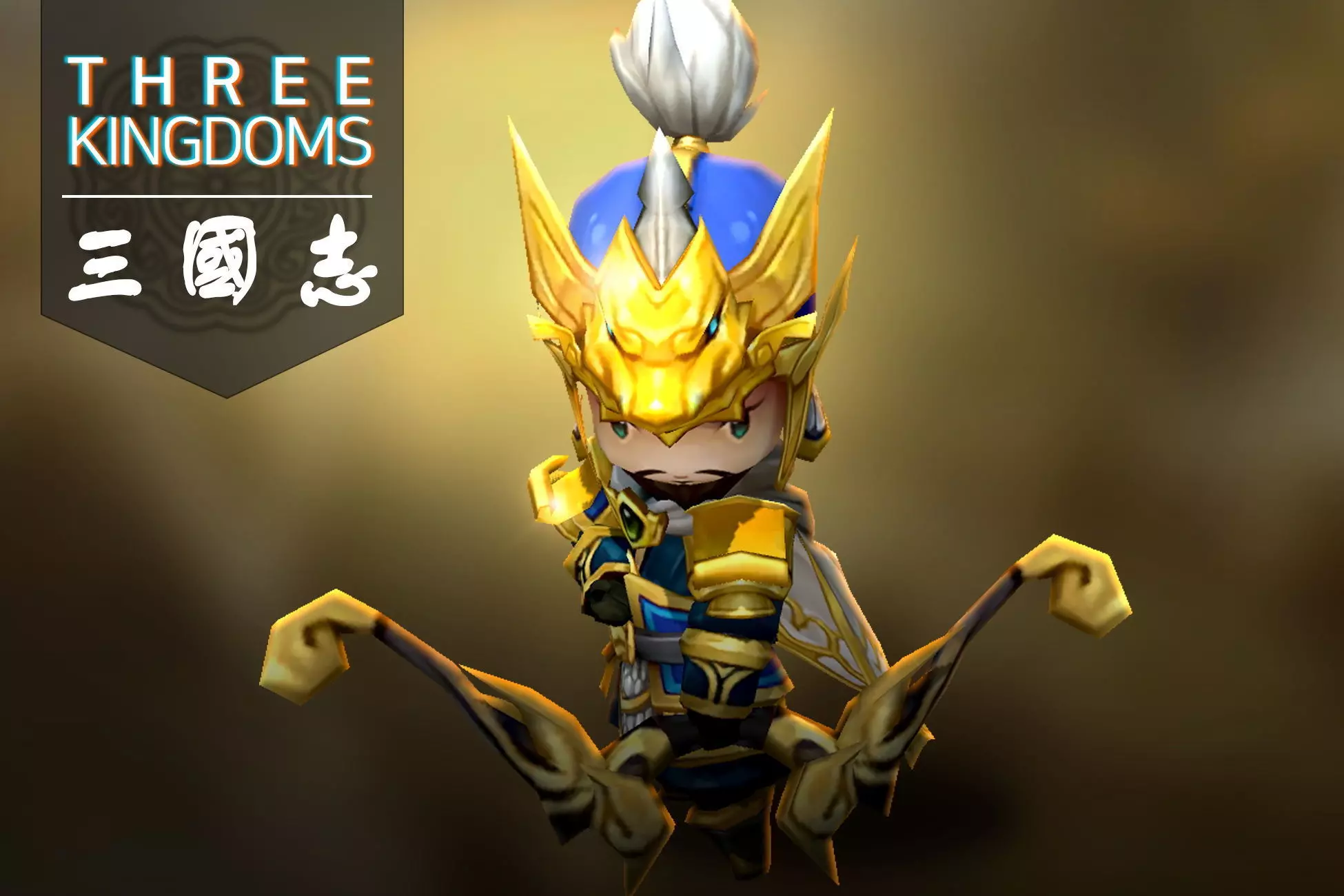 Three kingdoms - Xiahou Yuan Low-poly 3D model_0
