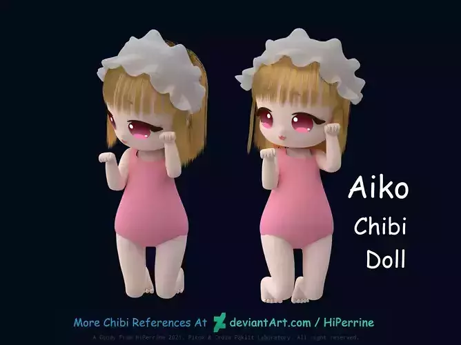 Aiko Chibi Girl Doll