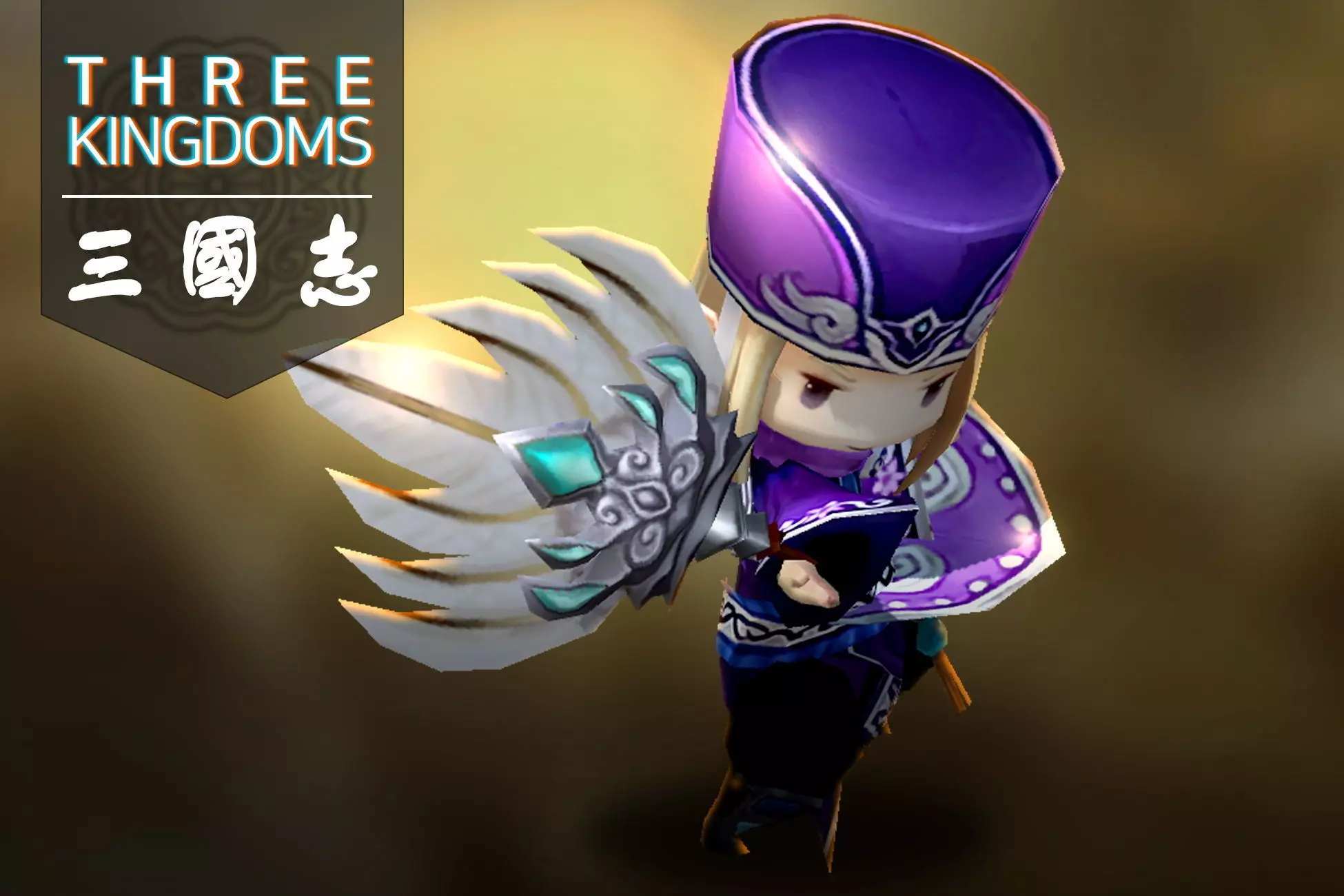 Three kingdoms - Xun Yu Low-poly 3D model_0