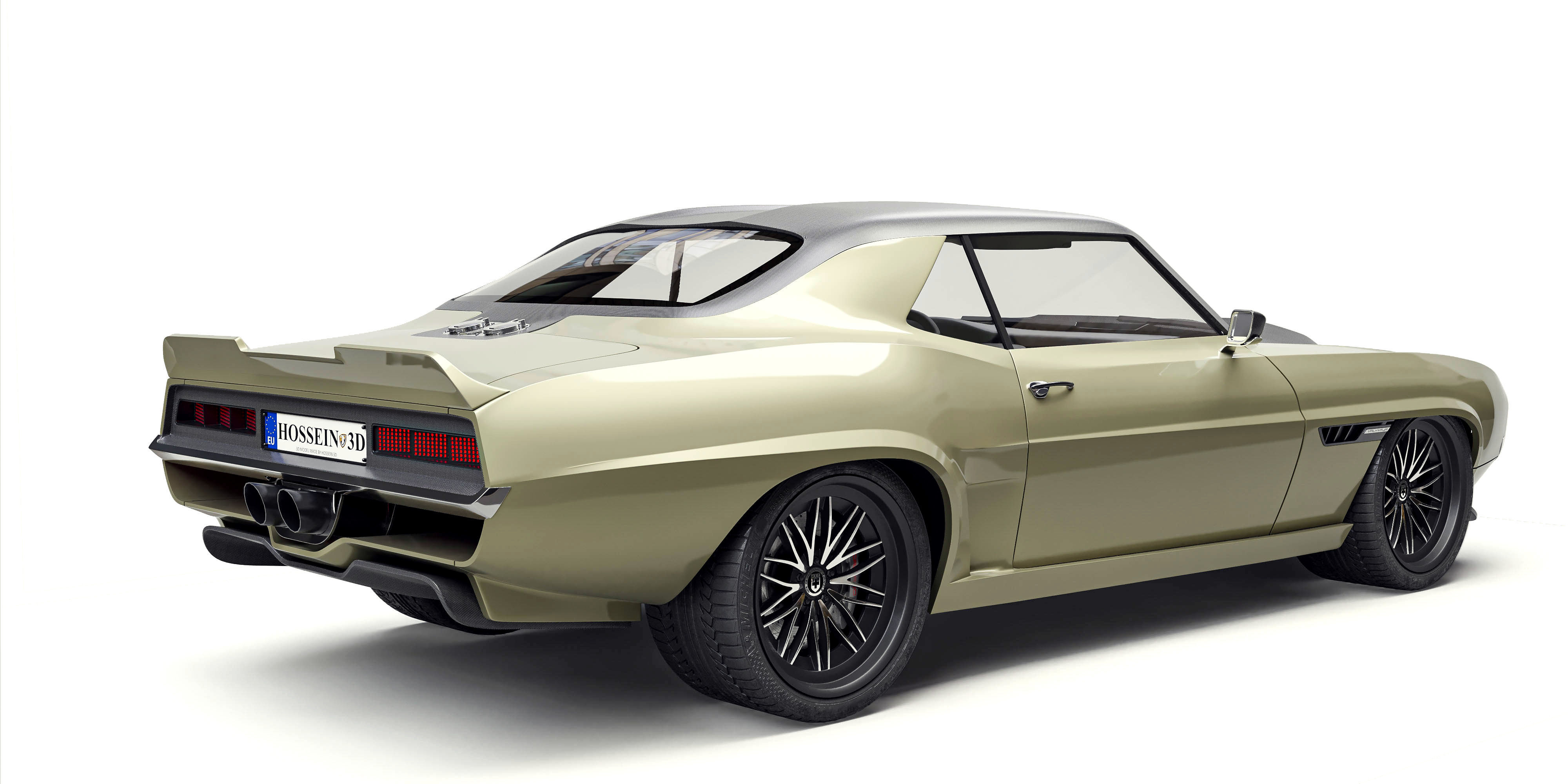 Chevrolet Camaro Valkyrja by Ringbrothers 1969 3D model_8