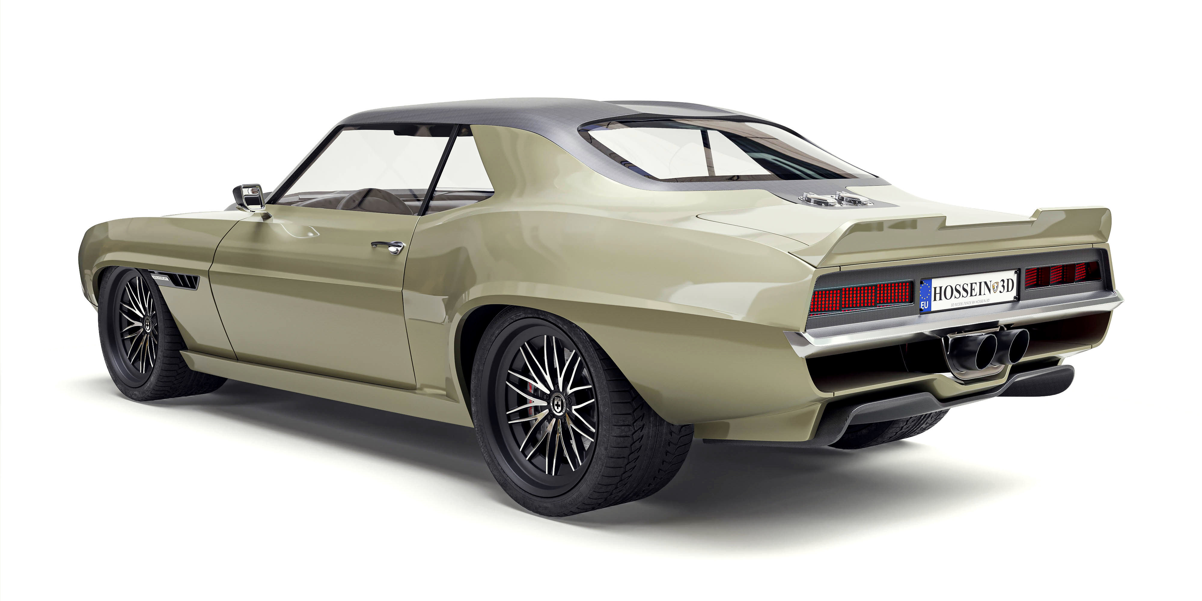 Chevrolet Camaro Valkyrja by Ringbrothers 1969 3D model_6