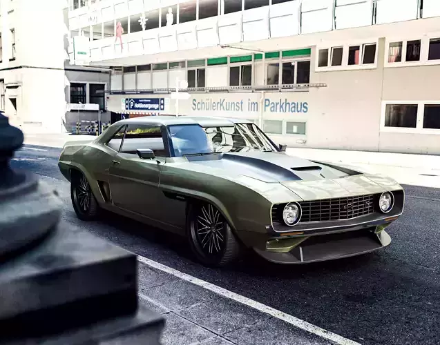 Chevrolet Camaro Valkyrja by Ringbrothers 1969 3D model Chevrolet Camaro Valkyrja by Ringbrothers 1969 3D model