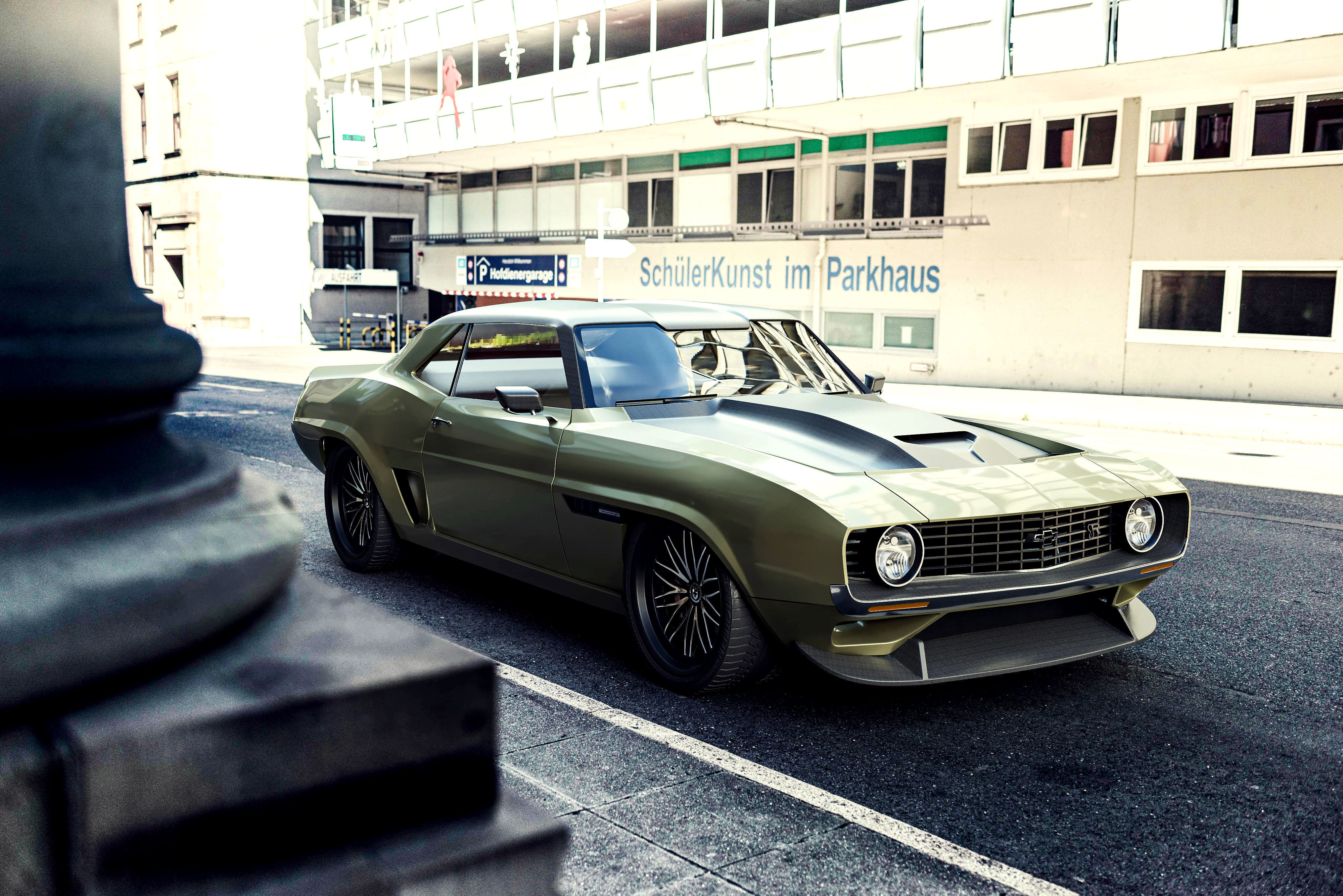 Chevrolet Camaro Valkyrja by Ringbrothers 1969 3D model_1