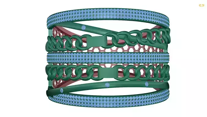 necklaces ring made of wires