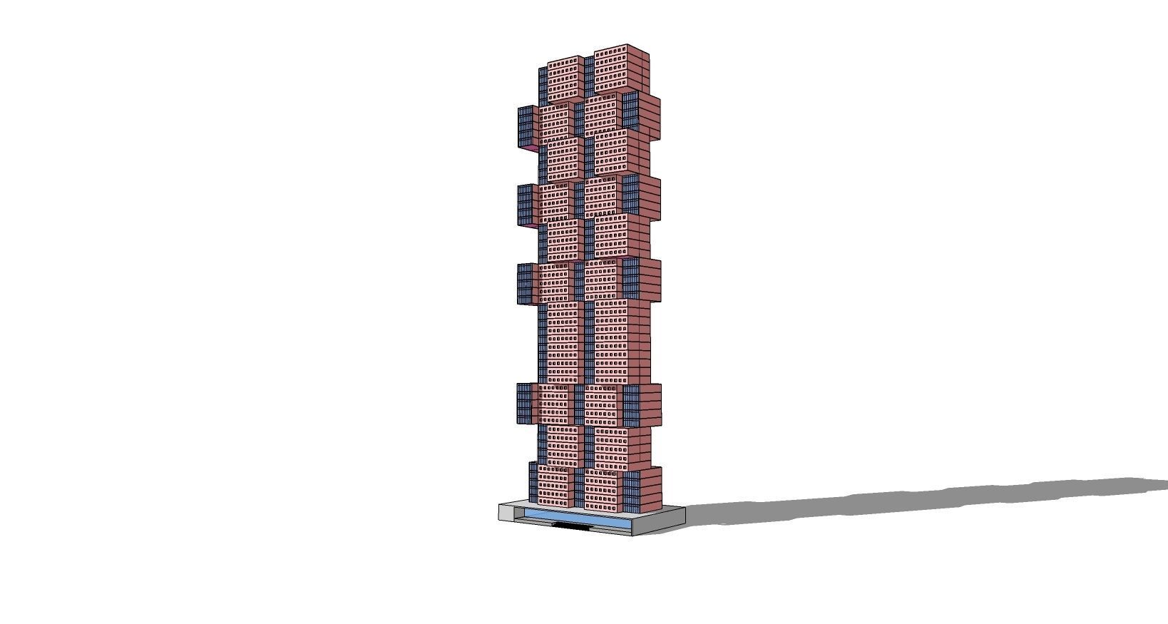 Commercial high-rise  05 3D model_4