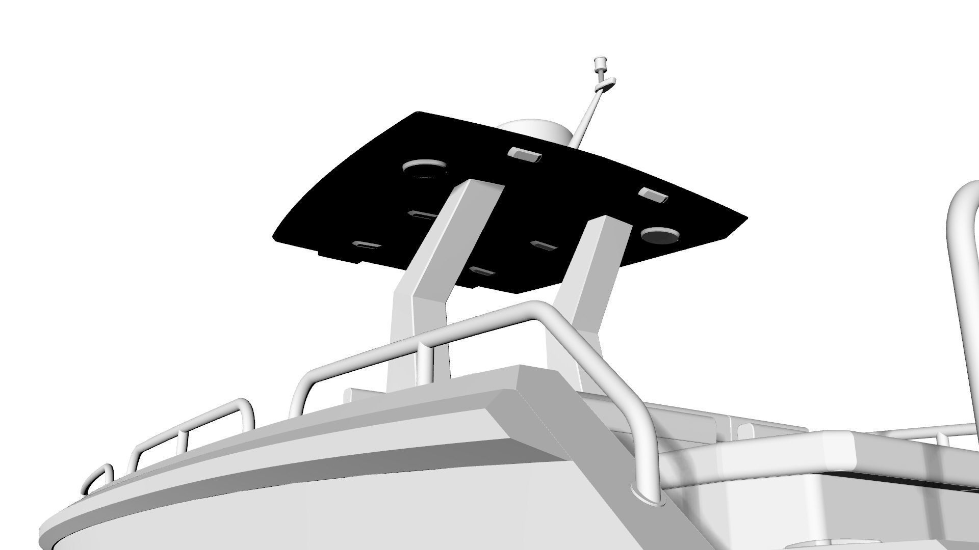 8 Meter Yacht Tender Runabout  3D model_18