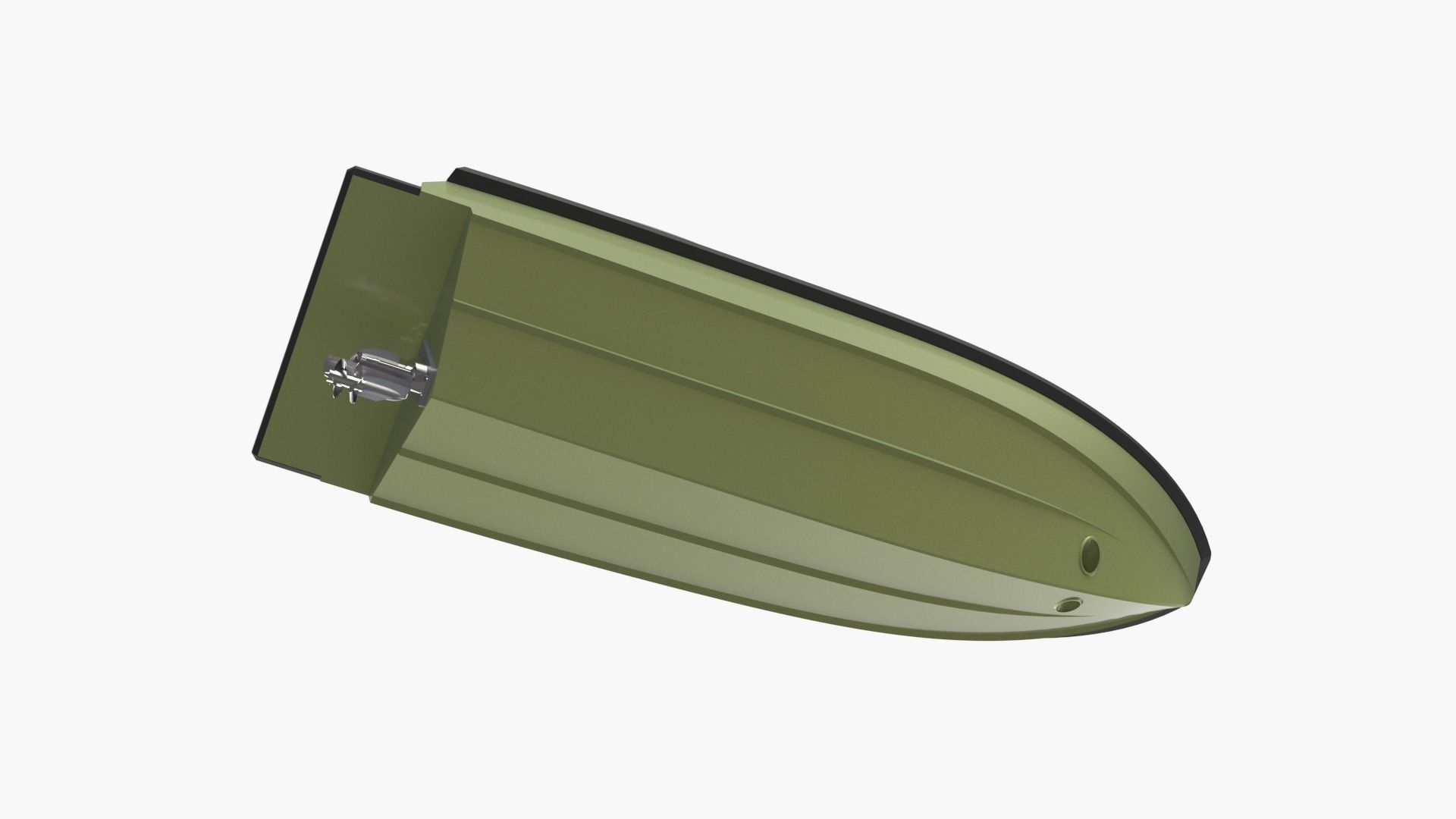 8 Meter Yacht Tender Runabout  3D model_3