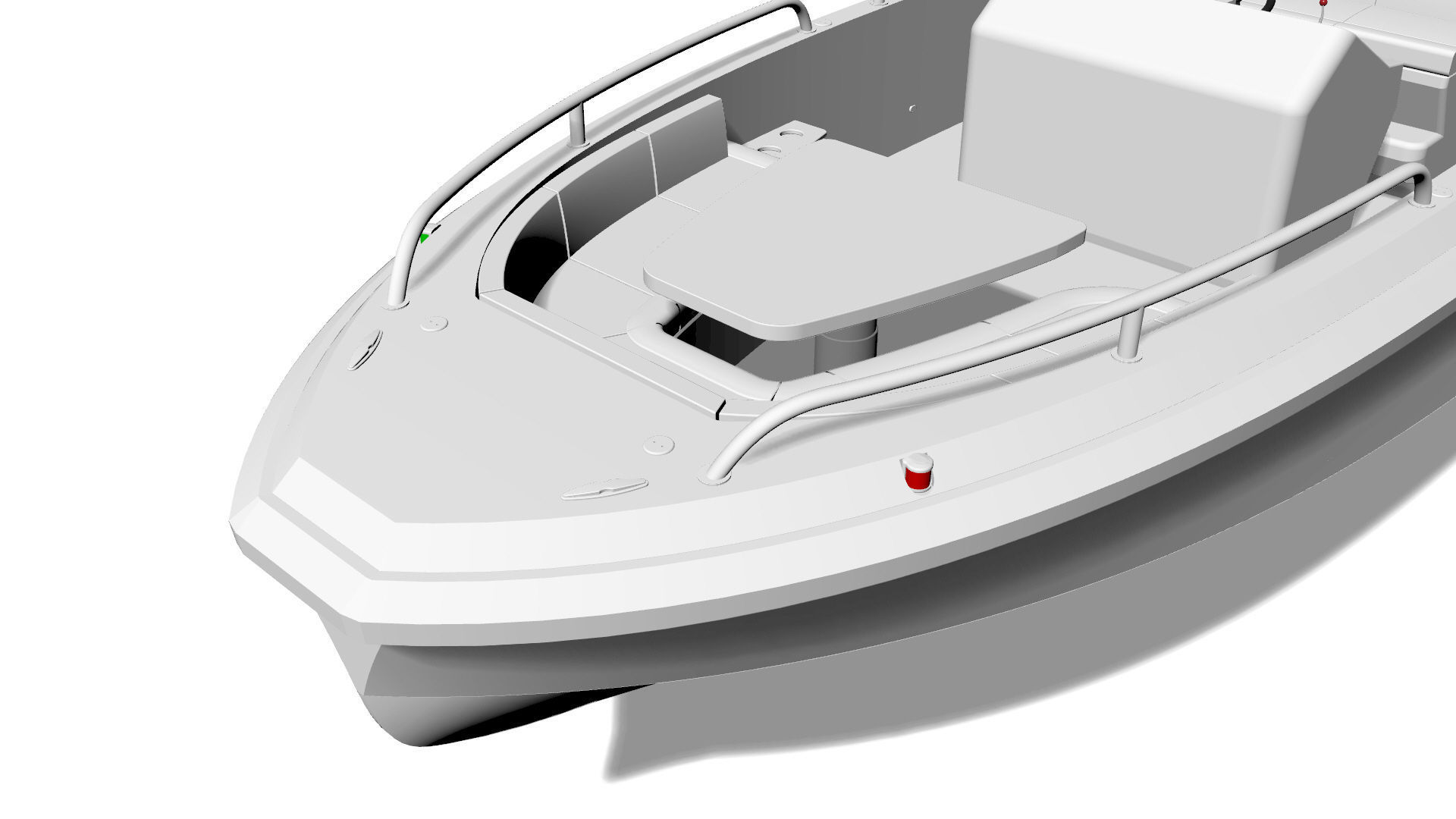 8 Meter Yacht Tender Runabout  3D model_22