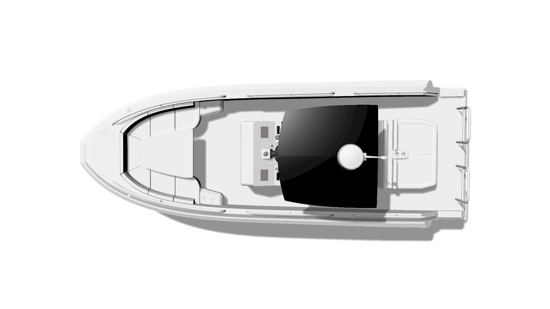 8 Meter Yacht Tender Runabout  3D model_15