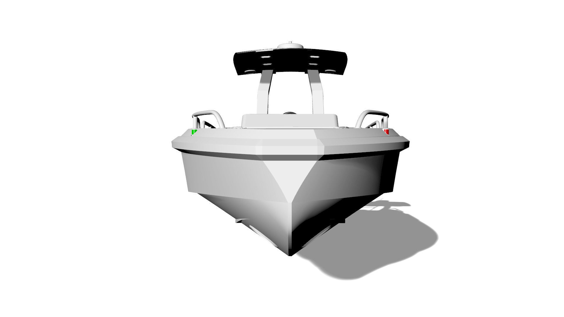 8 Meter Yacht Tender Runabout  3D model_13