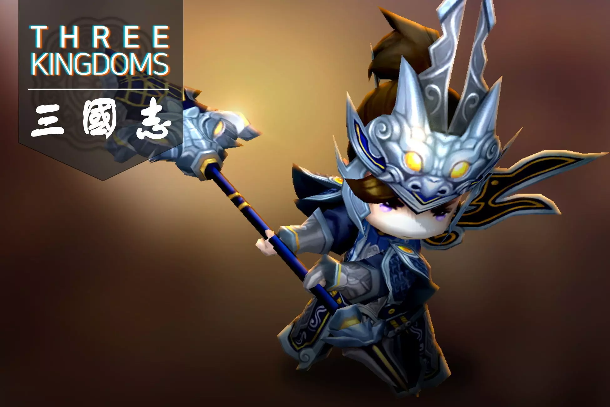 Three kingdoms - Zhao Yun Low-poly 3D model_0