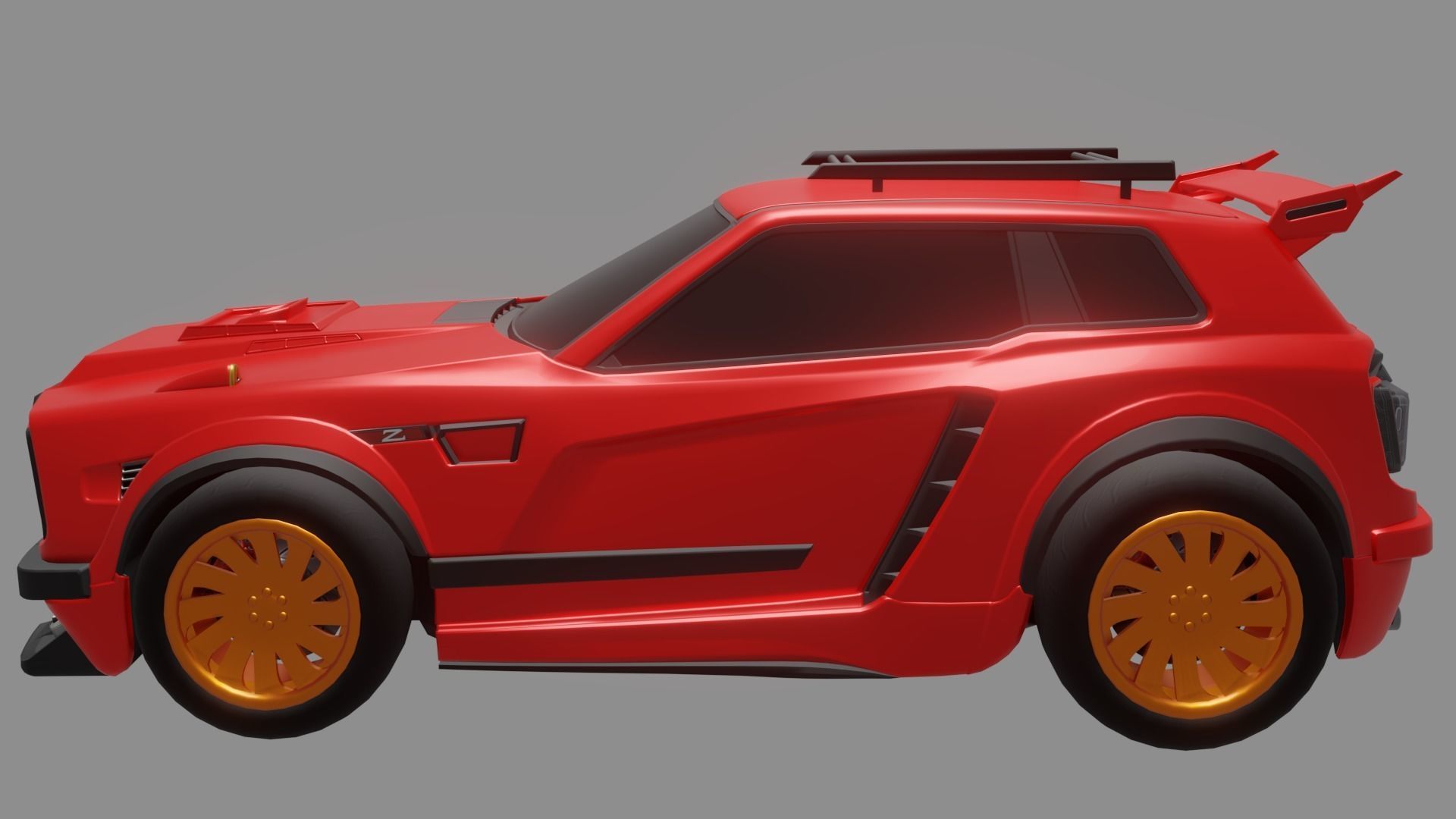 Fennec Rocket League Car 3D model_2