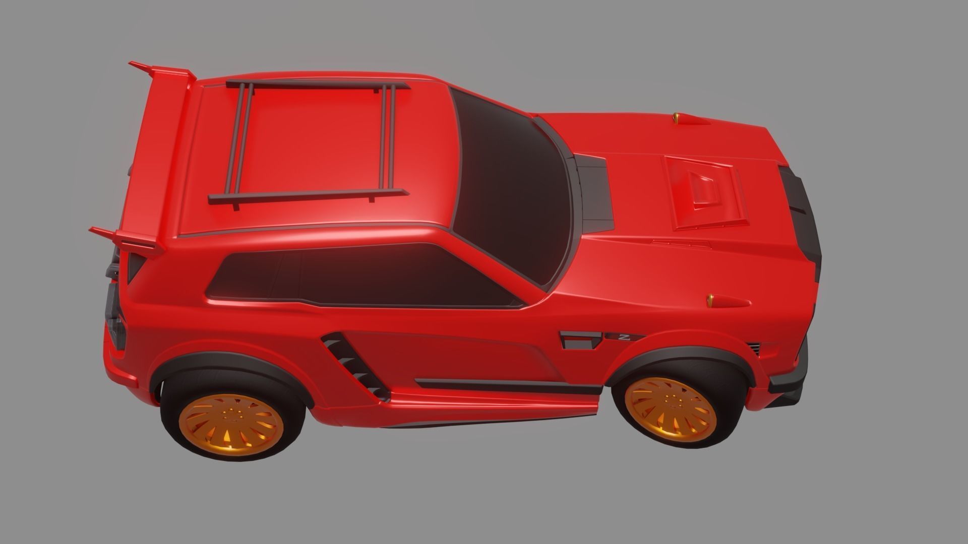 Fennec Rocket League Car 3D model_6