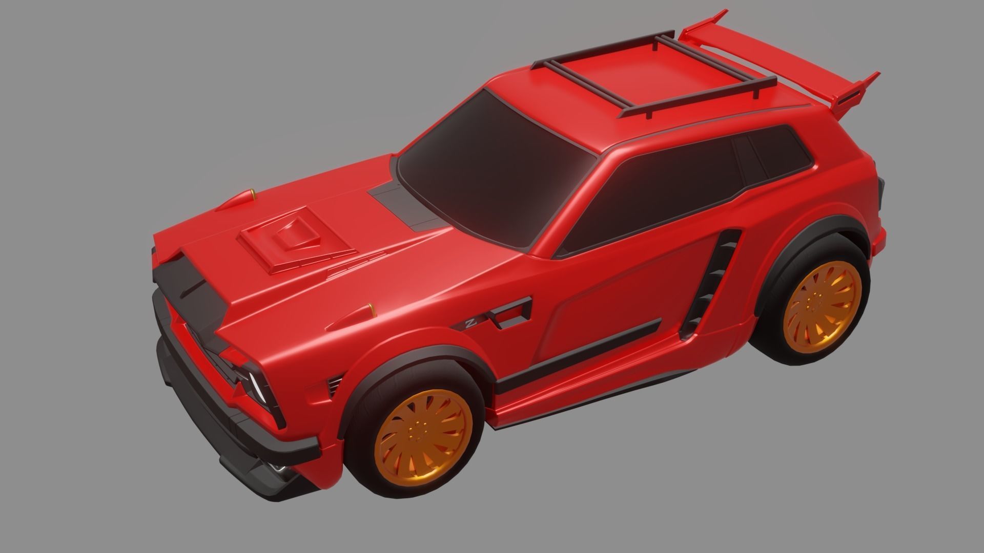 Fennec Rocket League Car 3D model_1