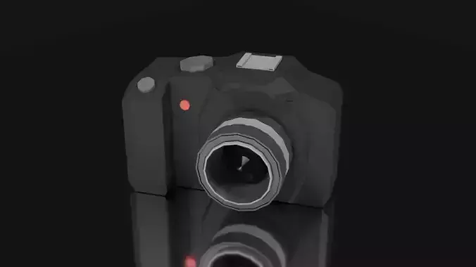 Lowpoly Camera Low-poly 3D model