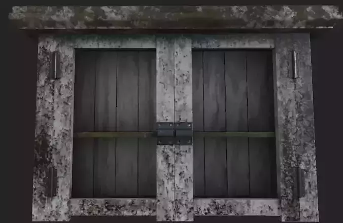 Bedside table Pedestal low-poly