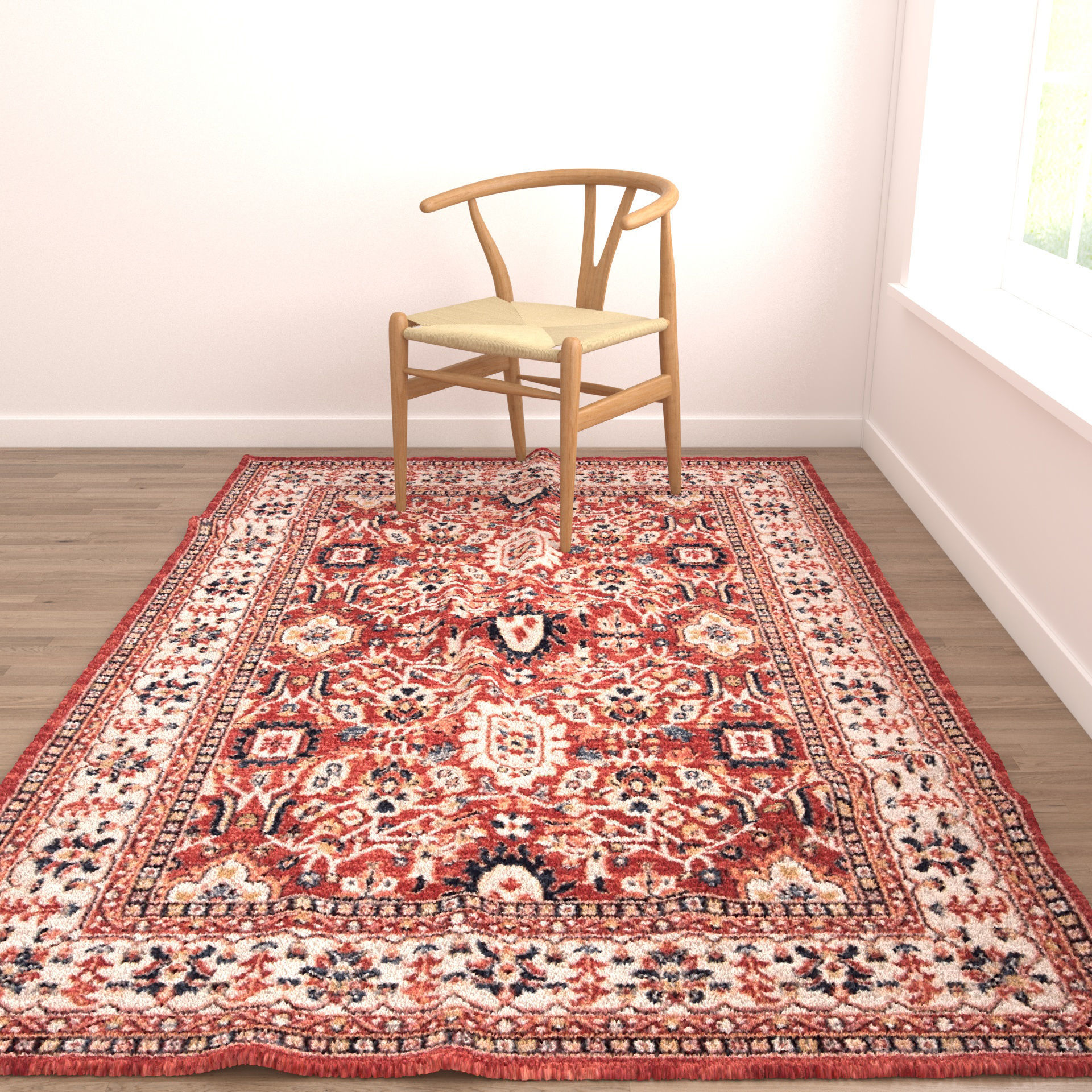 Rugs No 565 Low-poly 3D model_4