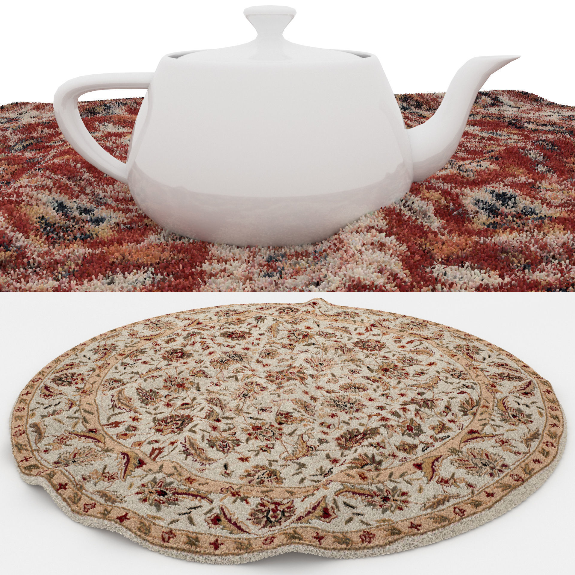 Rugs No 565 Low-poly 3D model_1