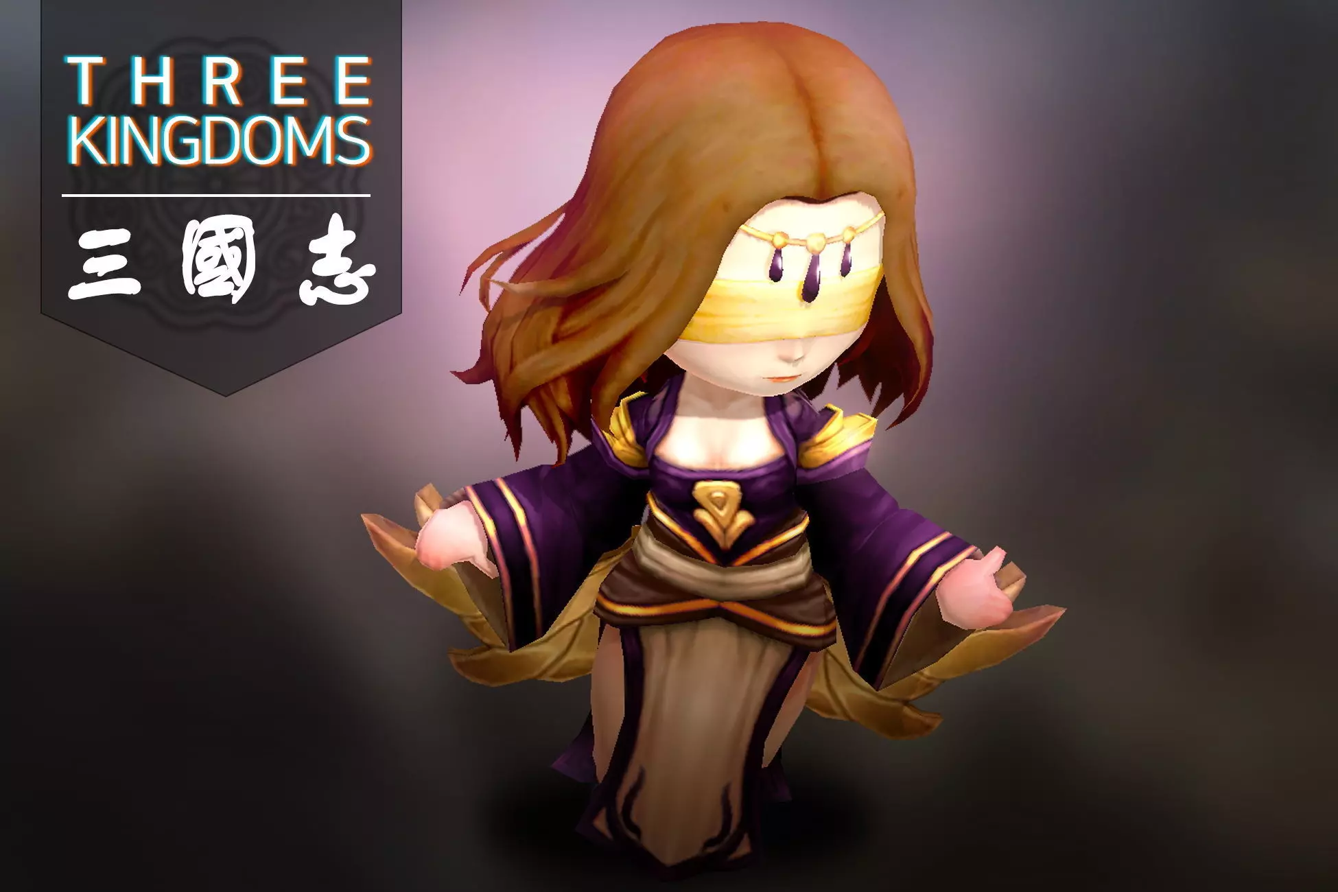 Three kingdoms - Additional Hero Sib Pal Low-poly 3D model_0
