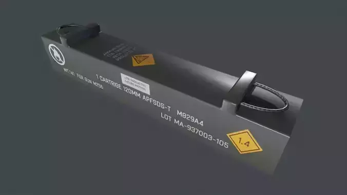 Ammo box tank shell 120mm