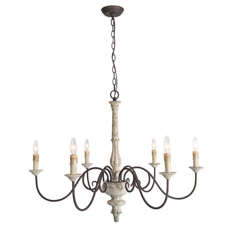Leib Light Candle Style Classic Traditional Chandelier 3D model_2
