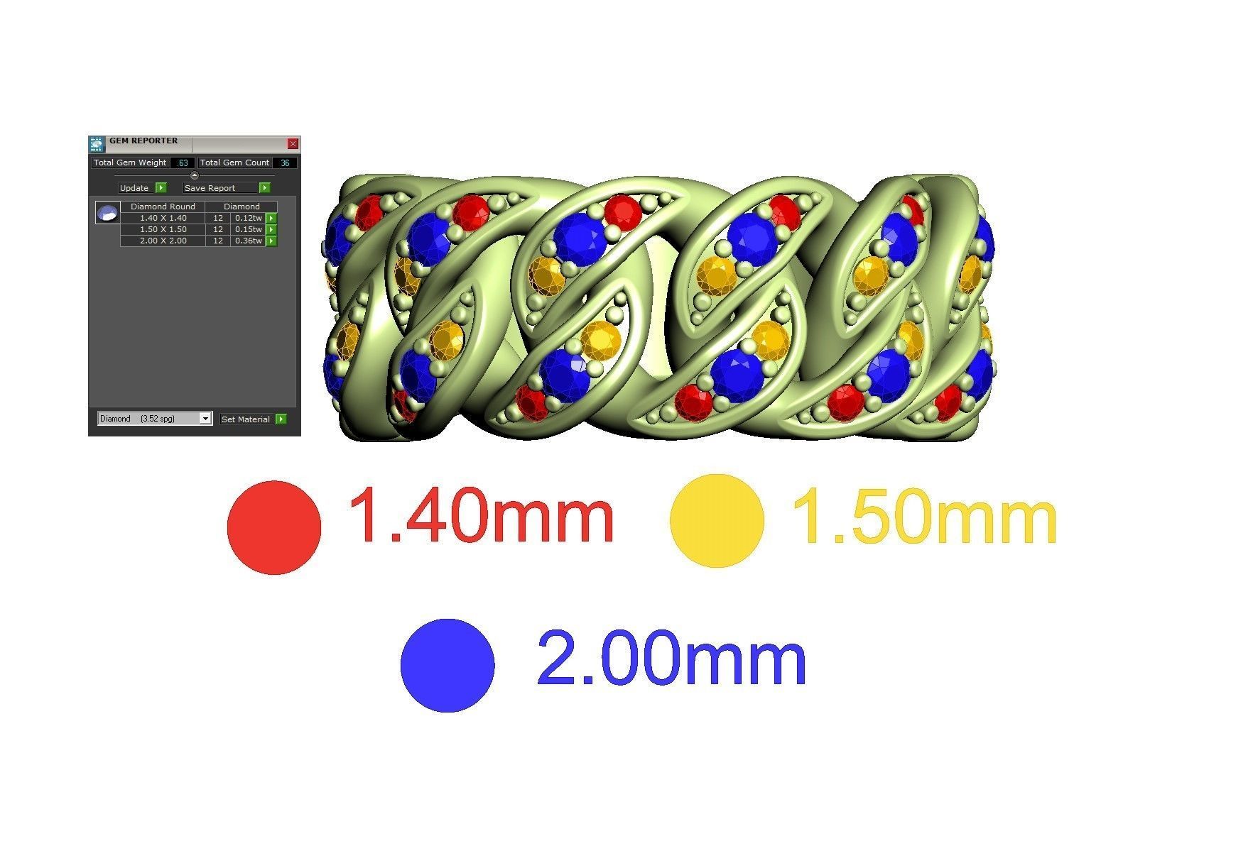 Gold N890 3D print model_5