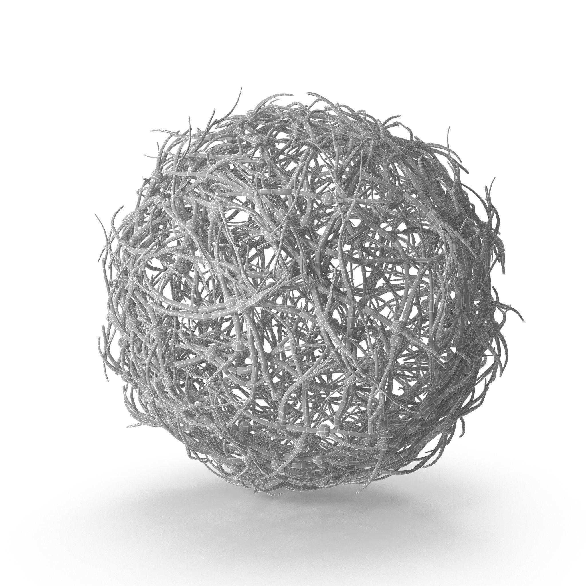 Tumbleweed stylized 3D model_6