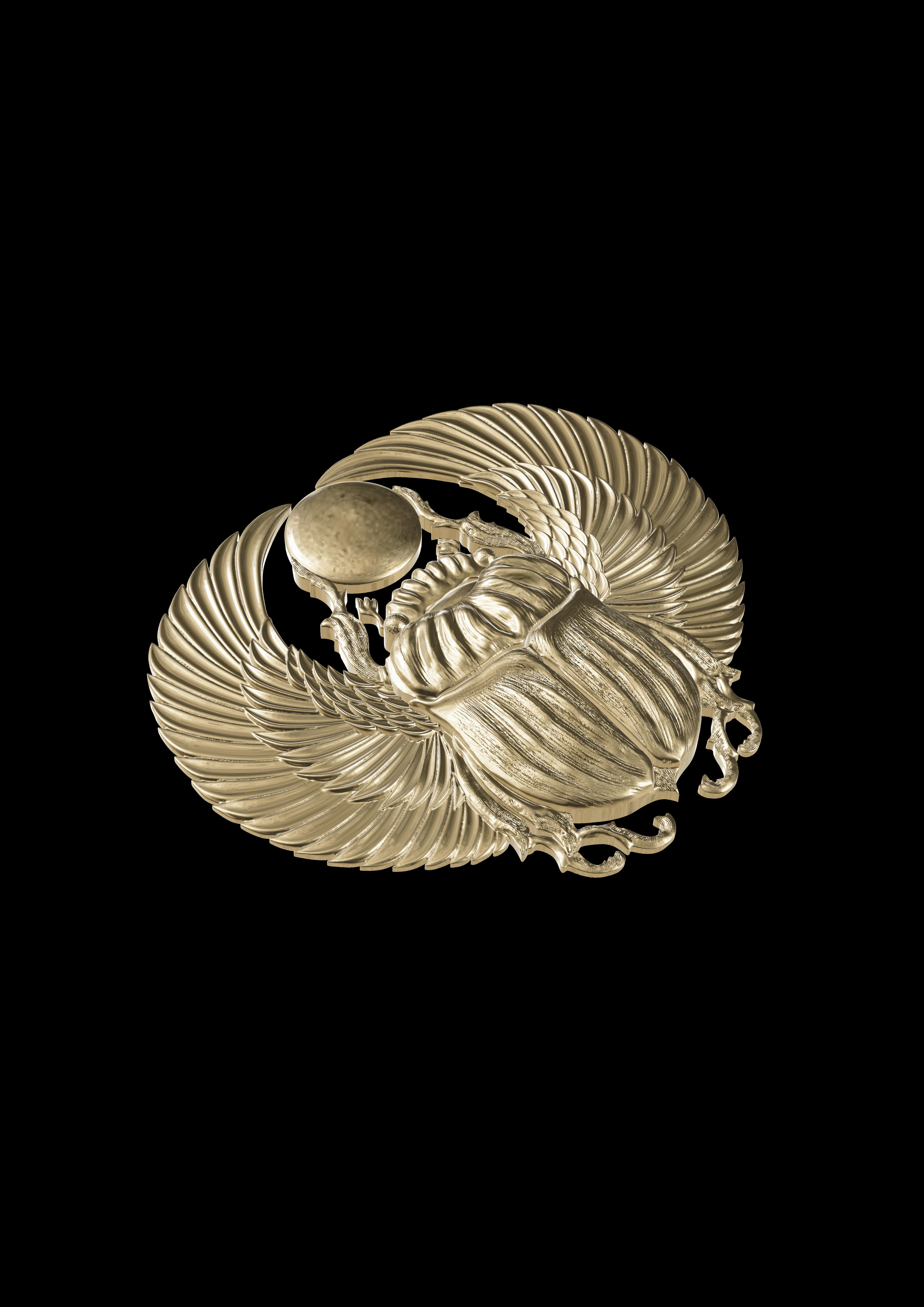 SCARAB BEETLE 3D print model_1