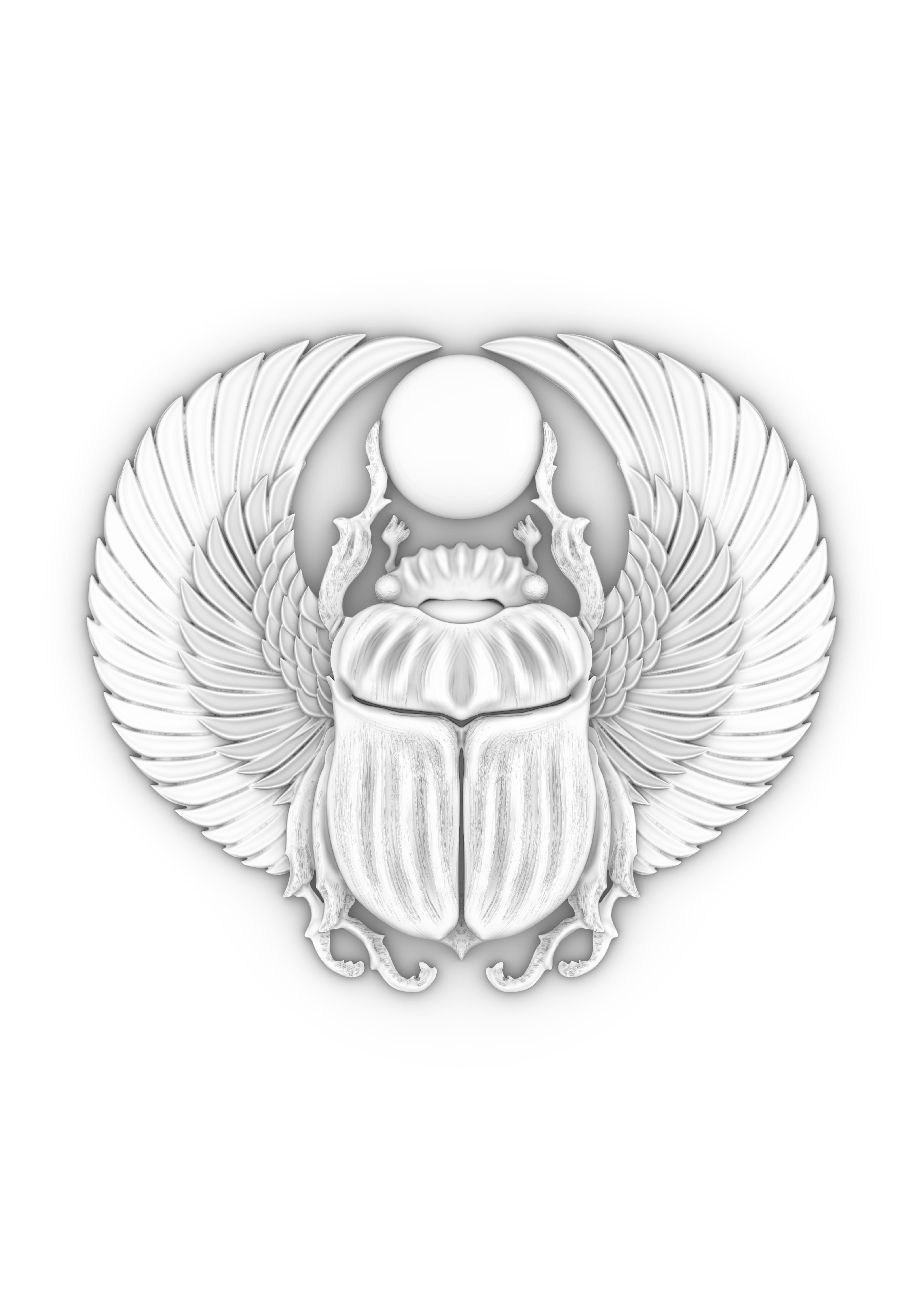 SCARAB BEETLE 3D print model_2