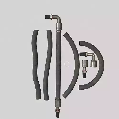 Hydraulic pipeline cloth 3D model