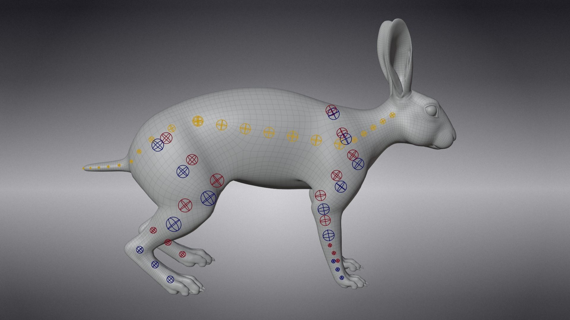 Japanese hare Animated VFX Grace 3D model_21